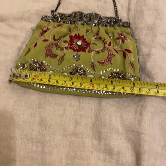 𝅺VINTAGE silk bag/  pouch/wallet in good condition. - Picture 11 of 14